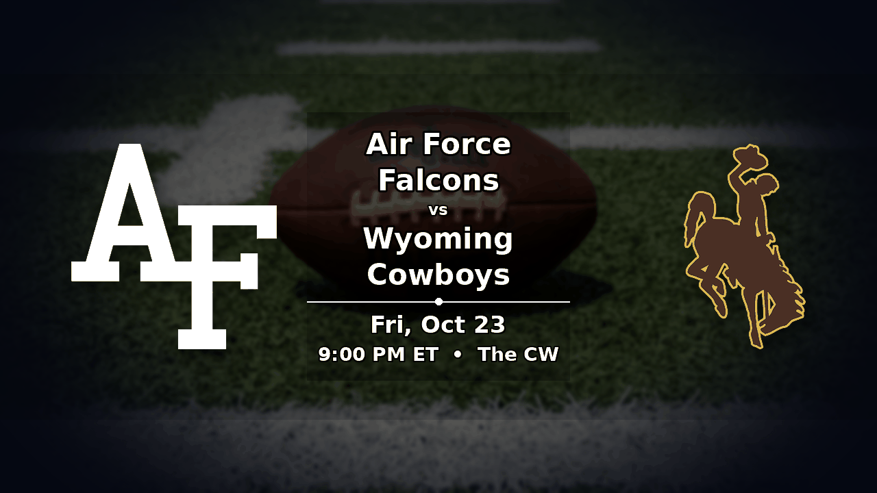 Air Force vs Wyoming odds preview – Friday, October 23, 2026