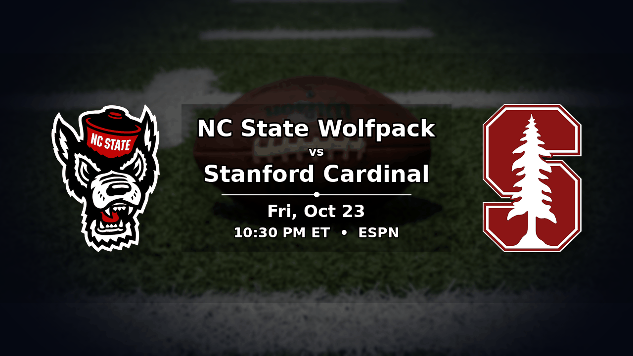 NC State vs Stanford odds preview – Friday, October 23, 2026