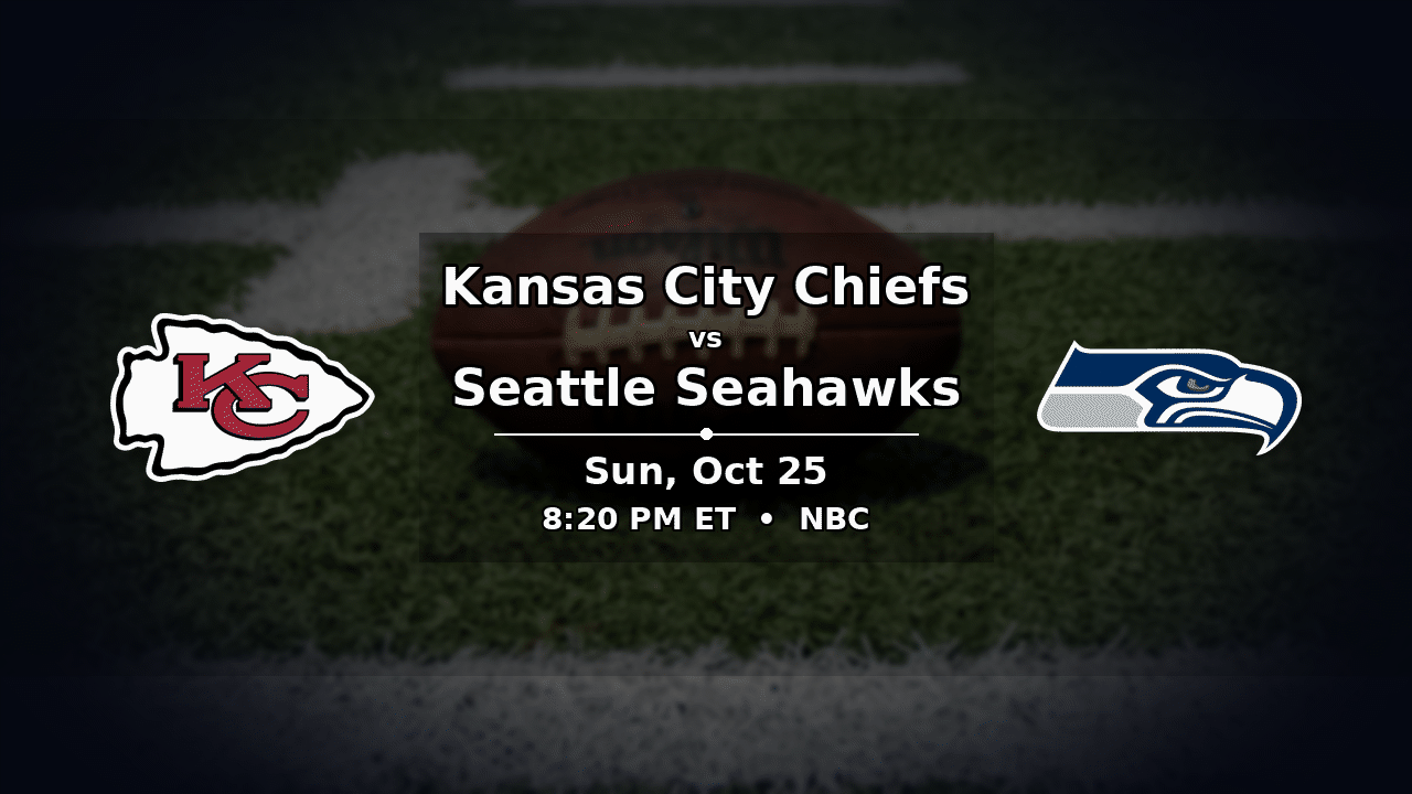 Chiefs vs Seahawks odds preview – Sunday, October 25, 2026