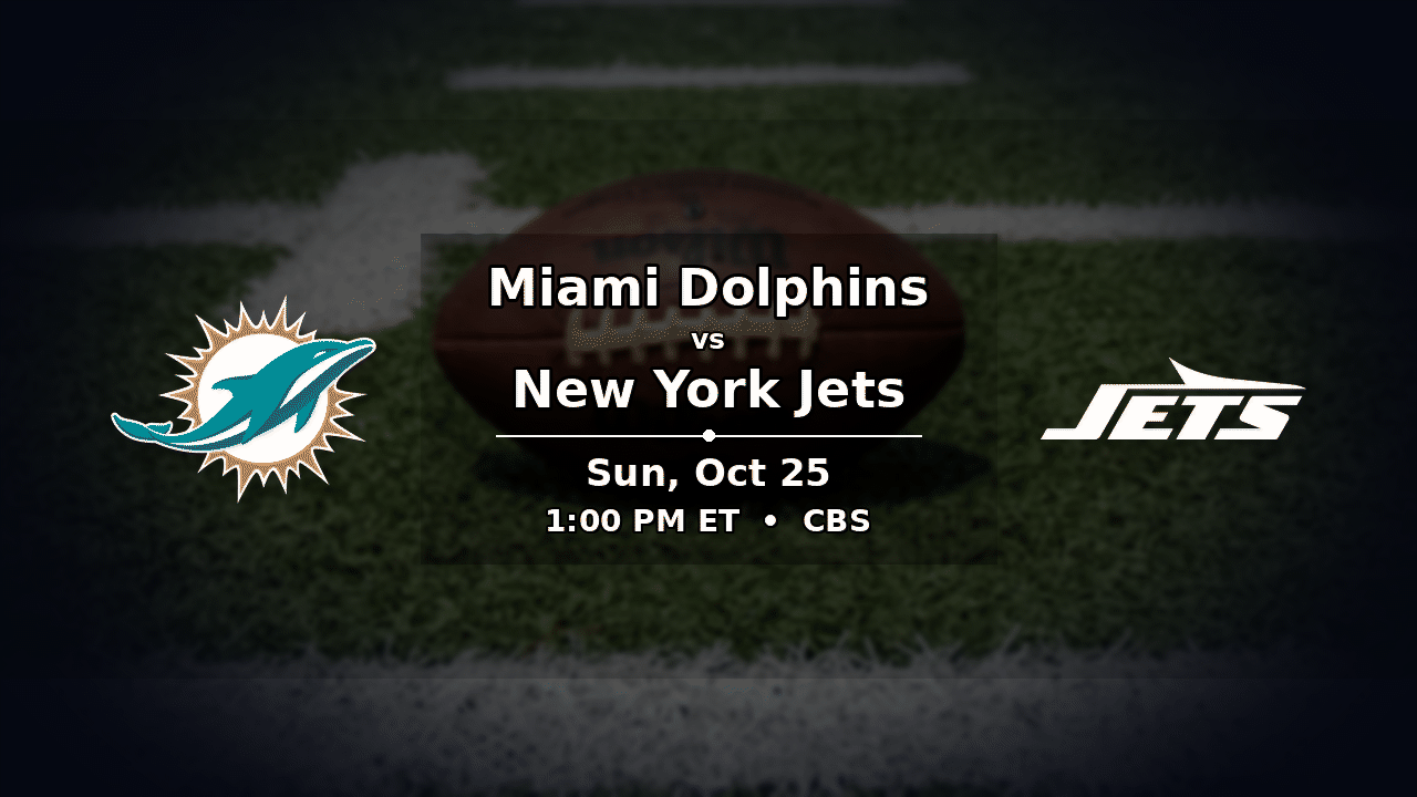 Dolphins vs Jets odds preview – Sunday, October 25, 2026