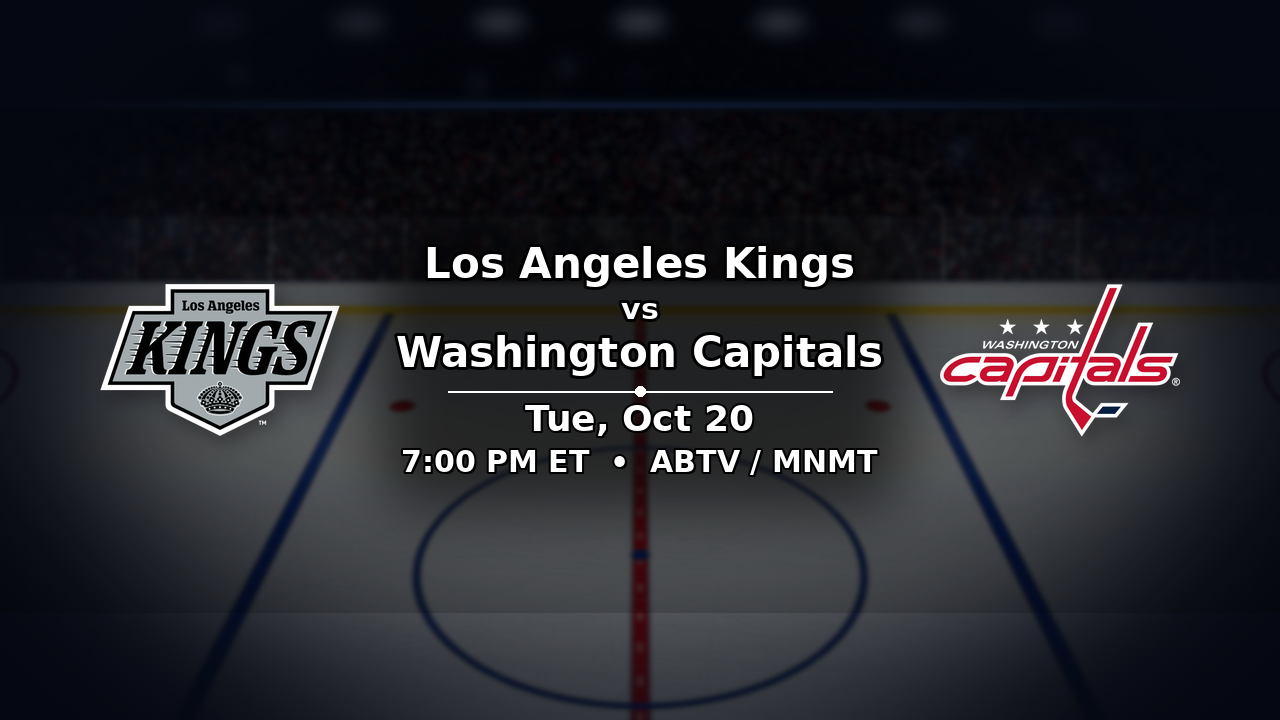Kings vs Capitals odds preview – October 20, 2026