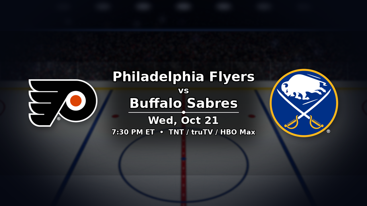 Flyers vs Sabres odds preview – October 21, 2026