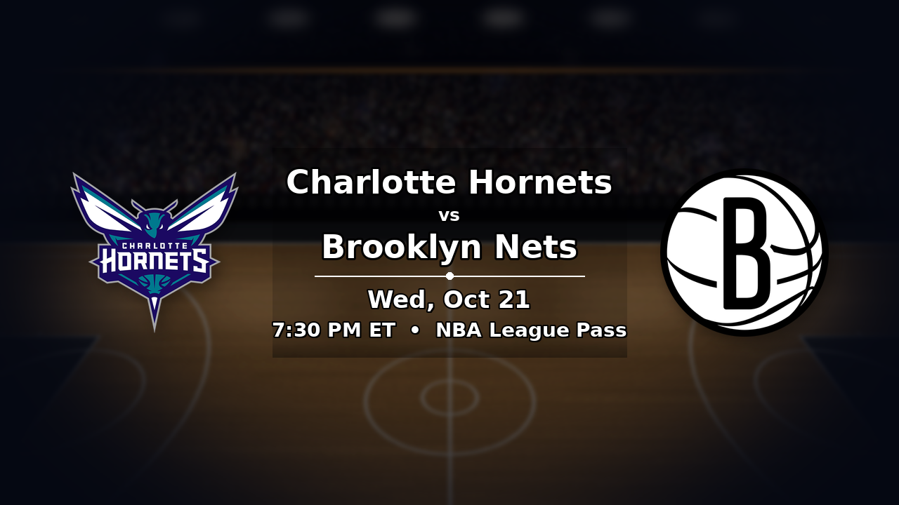 Hornets vs Nets odds preview – October 21, 2026