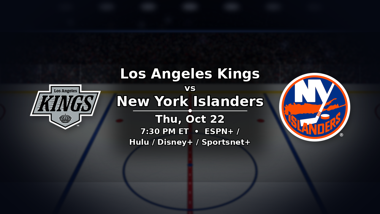 Kings vs Islanders odds preview – October 22, 2026