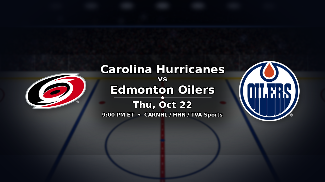 Hurricanes vs Oilers odds preview – October 22, 2026